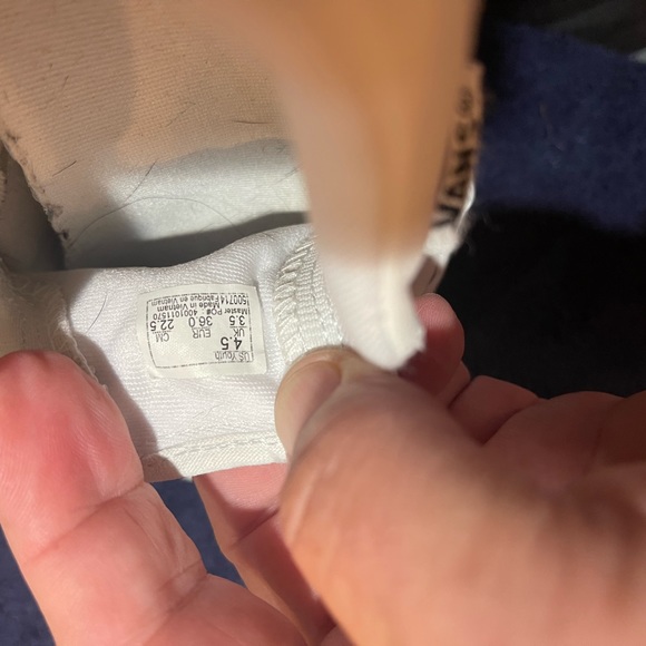 White Van slip ons! Youth size 4 1/2. Good condition. - Picture 4 of 5